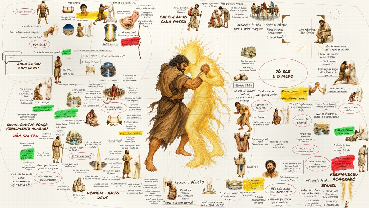 Jacó luta com Deus — depois